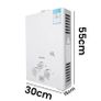 12KW LPG Instant Water Heater 6L/min Stainless Steel Tankless Propane Boiler with CE for Home Camping Outdoor Use Image 7