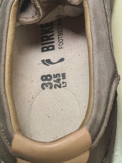 BIRKENSTOCK PASADENA shoes suede leather taupe beige brown Size UK 5 EU 38 boys girls women unisex BRAND NEW BOXED