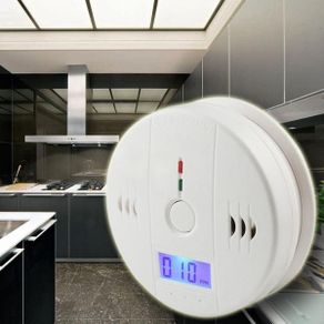 LCD CO Carbon Monoxide Poisoning Gas Warning Sensor Alarm Detector Home Safety