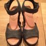 Brand New Black Schuh Wedge Sandals Size 4 Image 7