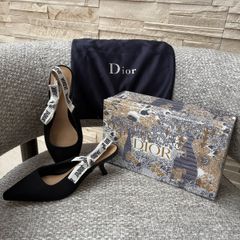 Black sling backs