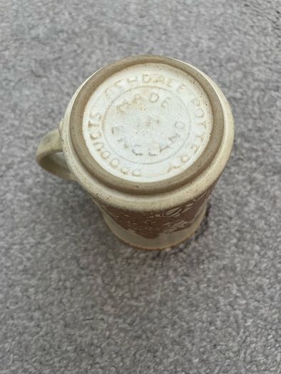 Vintage Ashdale Pottery English Country Cottage Stoneware Mug Made in England