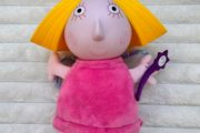 Ben &amp; Holly's Little Kingdom approx. 26 cm. (with legs) Glow Friends Talking Glow Holly Used Please see photos