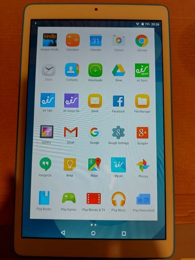 EIR 10.1 inch Tablet, Model 8079, 16GB, in excellent condition