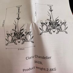 2New Chandeliers in box