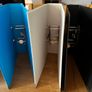 Lot stationery office school supplies - lever arch folders, plastic pockets, coloured pencils, stapler Image 7