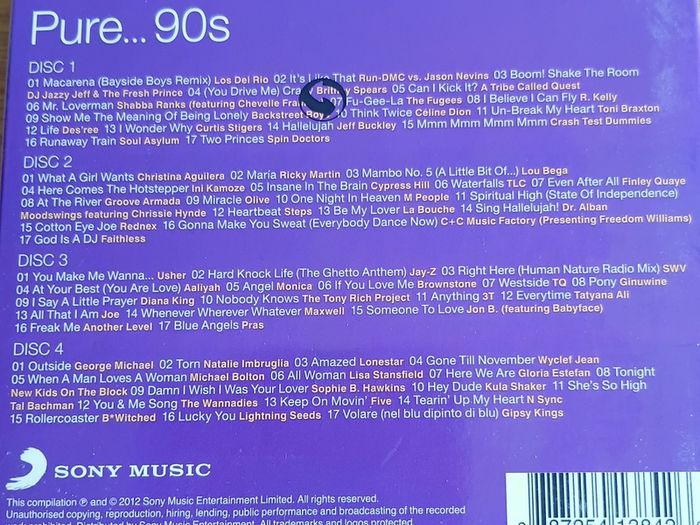 Brand New "Pure 90's cd