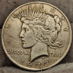 USA United States Silver 1924 1 Dollar Peace Silver Dollar