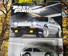 Toyota Ae86 Sprinter Trueno Fast & Furious Hot Wheels Premium