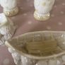 Vintage Belleek China Psir bud vases & Pair of Rowing boats Image 6
