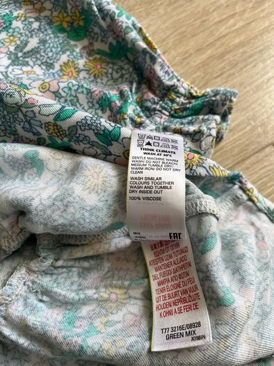 M&S viscose  dress 4/5y