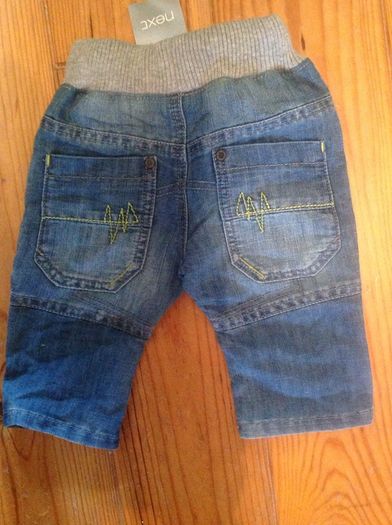 BNWT NEXT Soft Jeans with Truck Age3-6 months