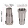 Universal Extension Filter Oxygen O2 Sensor Connector Parts Thread Steel Adapter Extender Spacer Internal M18 1.5 Stainless L0L3 Image 4