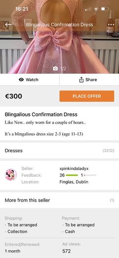 Blingalious Confirmation Dress