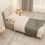 Single upholstered bed with storage box and mattress PIANO Image 7