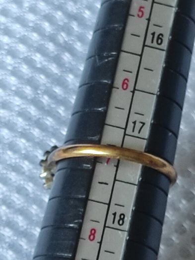 Vintage rolled gold ring