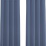 NEW SALE | Blackout Curtains for Bedroom - Eyelet Top Window Treatment Curtain 2 Panels for Energy Saving Decorative Door Curtains, 46 inch x 54 inch (Width x Length), Haze Blue Image 4