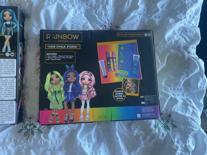 Rainbow High - Tie Dye set and Hair Chalk Studio