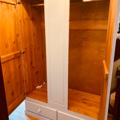Upcycled wardrobe