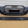 A4 B9 Front Bumper Audi 15 - 18 S4 RS4 Honeycomb Style Image 2