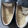 Earthing Harmony black leather barefoot slip-on grounding shoes Image 5