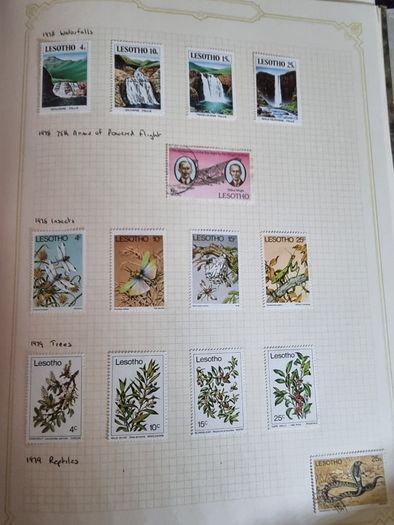 Stamp album 153 Botswana, Lesotho