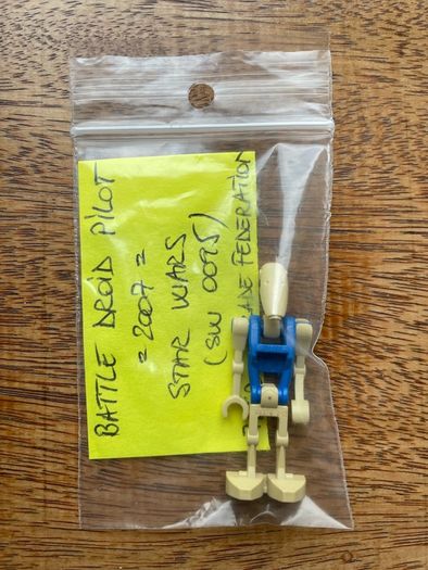Lego minifigure Battle Droid Pilot sw0095 - 2007