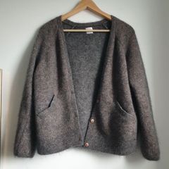 Des Petits Hauts Sparkly Thread Cardigan Size T2
