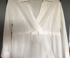 Dunnes Stores white office maternity shirt size 12