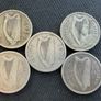 5 Silver Irish Florins Image 3