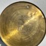 Vintage Egypt Brass Wall Plate - Sphinx & Pyramids - Etched Souvenir Image 2