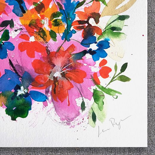 Original Watercolour Floral Painting