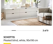 Ikea Schottis blinds x4