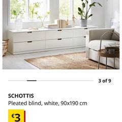 Ikea Schottis blinds x4