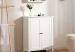 Bathroom cabinet with double door