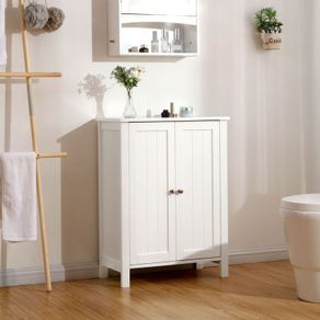 Bathroom cabinet with double door