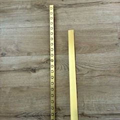 Tile trim (off cuts) brushed brass