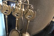 fireplace brass companion set
