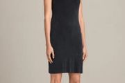 Allsaints black Dress. Size M 10-12 .