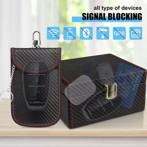 New car must have Faraday Box And Two Faraday Bags, a Carbon Fiber Signal Interceptor