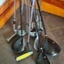 golf clubs trolley and bag Image 4