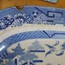 Antique willow pattern platter Image 2