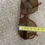 Vintage Brown Aviator Sunglasses Image 7