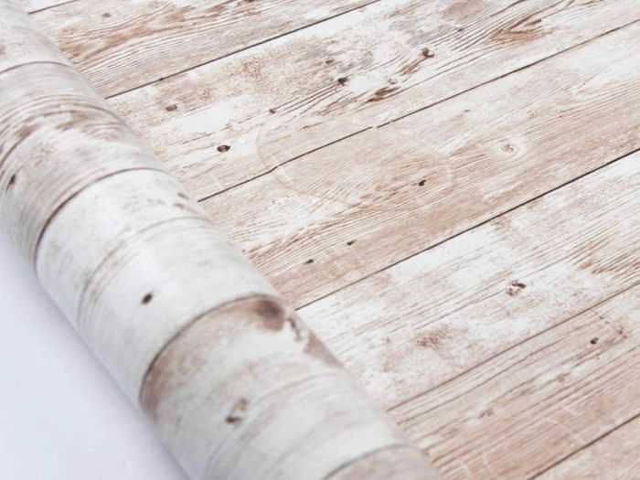 Wood Effect Self Adhesive Wallpaper 45X300cm Wood Panel Vinyl Film Paper Sticky Back Plastic Roll Decorative for Wall Furniture Door (MULTIPLE SIZES)