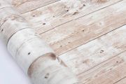 Wood Effect Self Adhesive Wallpaper 45X300cm Wood Panel Vinyl Film Paper Sticky Back Plastic Roll Decorative for Wall Furniture Door (MULTIPLE SIZES)