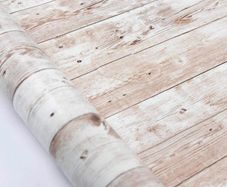 Wood Effect Self Adhesive Wallpaper 45X300cm Wood Panel Vinyl Film Paper Sticky Back Plastic Roll Decorative for Wall Furniture Door (MULTIPLE SIZES)