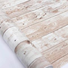 Wood Effect Self Adhesive Wallpaper 45X300cm Wood Panel Vinyl Film Paper Sticky Back Plastic Roll Decorative for Wall Furniture Door (MULTIPLE SIZES)