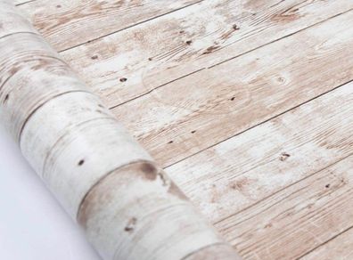Wood Effect Self Adhesive Wallpaper 45X300cm Wood Panel Vinyl Film Paper Sticky Back Plastic Roll Decorative for Wall Furniture Door (MULTIPLE SIZES)