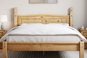 Solid Wood Low Foot Bed Frame Double
