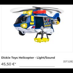 Dickie toys helicopter new in box